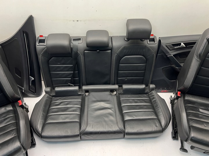 фото №8, Vw golf 7 vii 5g r20 hb r сидіння салон шкіряні шкіра оригінал n 12-20
