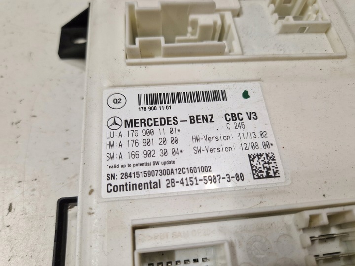 фото №7, Компьютер блок управления двигателя набор mercedes w246 1.8 cdi 2013r