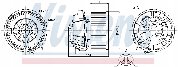 фото №2, Вентилятор повітропровід nissens 87127
