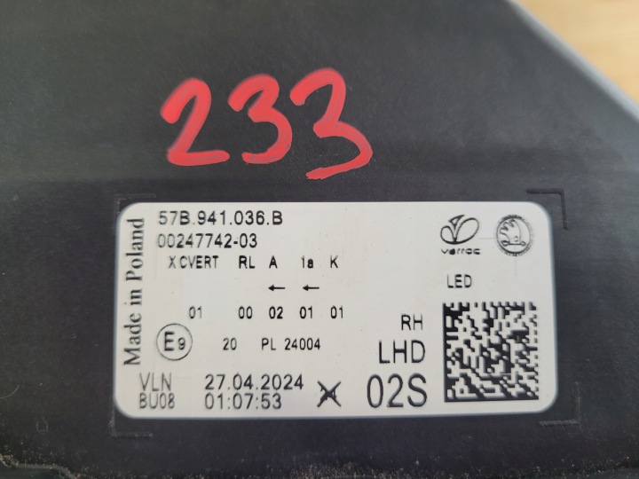 фото №9, Права фара фара праве skoda karoq повний led 57b941036b