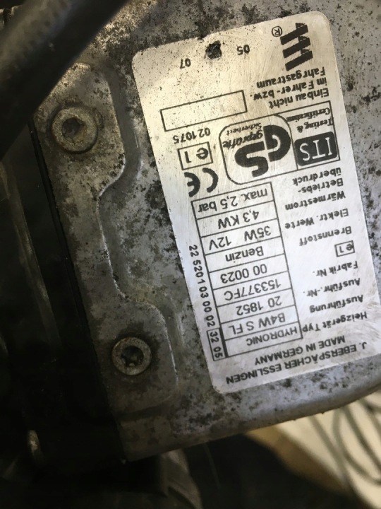 фото №13, Вебасто отопление стояночный eberspaecher hydronic b4ws -fl 1533 77 fc