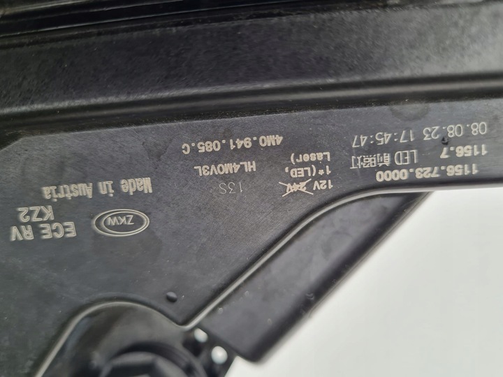 фото №10, Audi q7 sq7 4m рестайлинг комплектная лампа левая перед полный led laser 4m0941085c