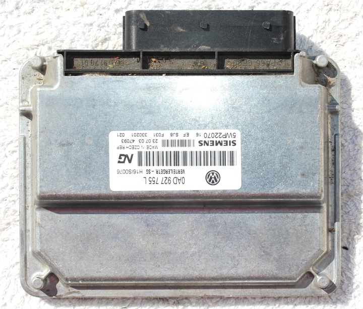 фото №1, Блок управления, модуль редуктора, 0ad927755l, vw touareg i