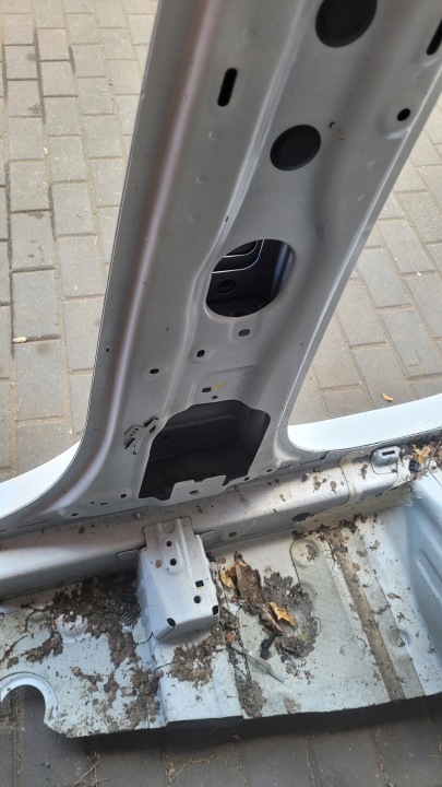 фото №7, Hyundai tucson iv 22r стійка середній поріг правий  обшивка чверть saw