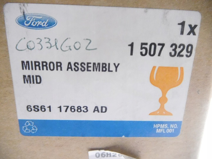 фото №6, Дзеркало zew. ліві ford fiesta mk5 1507329