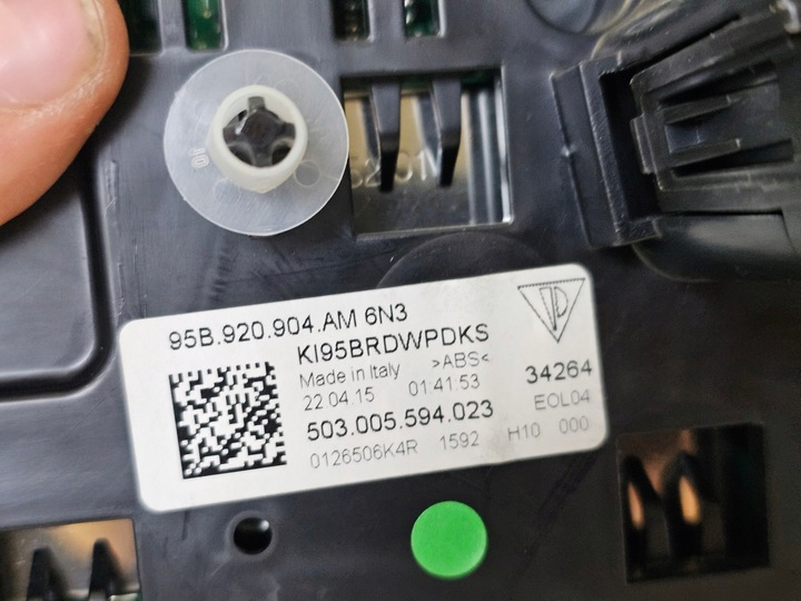 фото №7, Спідометр  манометр прилади дисплей porsche macan 95b920904am