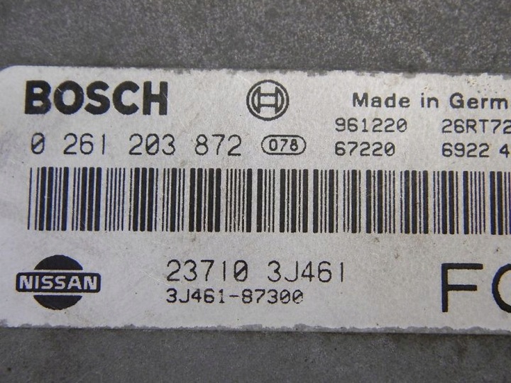 фото №4, Nissan primera p11 комп'ютер 2,0 0261203872