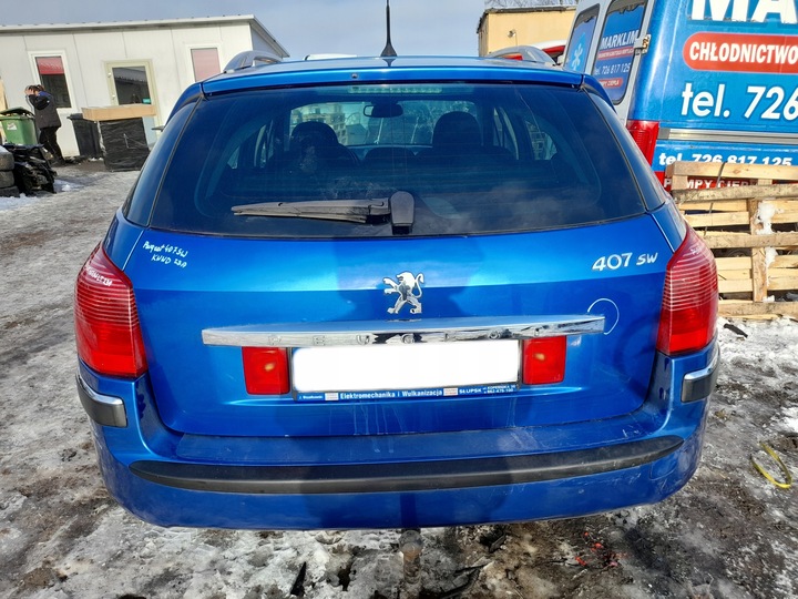 фото №14, Peugeot 407 sw бампер зад задний задний knnd