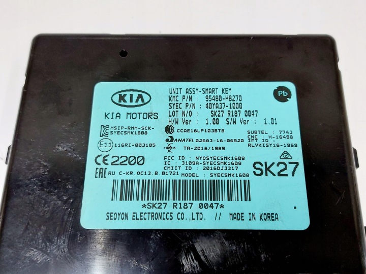 фото №6, Kia stonic rio iv модуль блок керування  assy 20r.