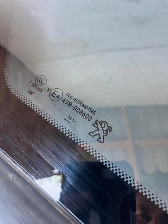 фото №2, Скло кузовна трикутник лівий зад peugeot 3008 ii 16r