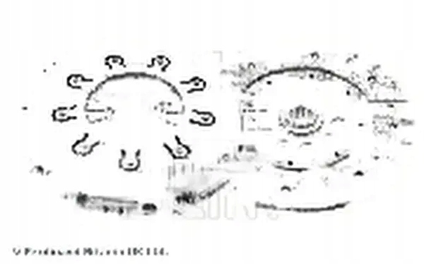 фото №1, Набір зчеплення adf1230141 блакитний print ford volvo