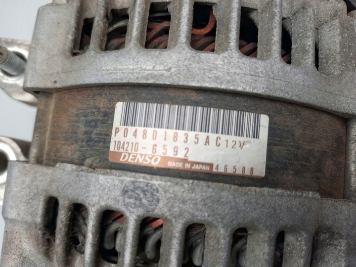 фото №9, Jeep grand cherokee maserati lancia chrysler 3.0d генератор 104210-6592 ÷