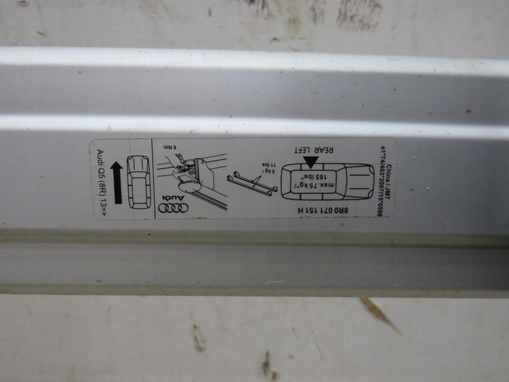 фото №7, Рейлінг багажник даховий audi q5 8r