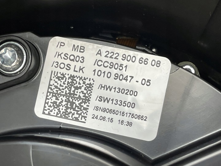 фото №11, Mercedes w222 перемикач-павук перемикач комбінований стрічка підкермові важелі a2229006608