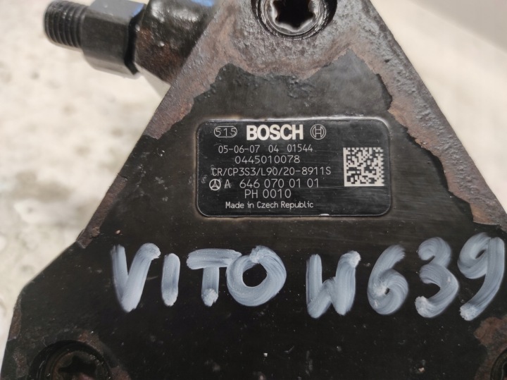 фото №5, Mercedes vito w639 03- 2.2cdi насос топливная рейка a6460700101