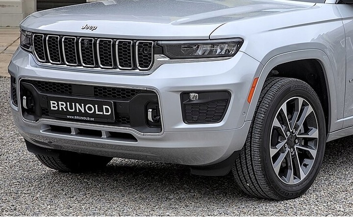 фото №5, Заглушка фаркоп решітка ліва overland jeep grand cherokee wl 2021-