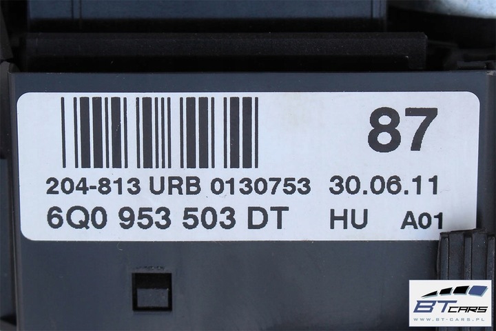 фото №8, Vw amarok polo skoda підкермові важелі 6q0953503dt 6q0953513am 6q0 953 513 6q0 953 5