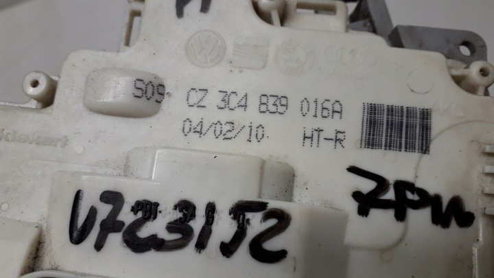 фото №8, Vw passat b6 b7 замок праве зад 3c4839016a 7pin