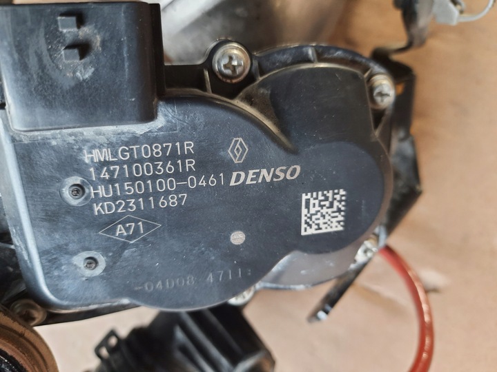 фото №10, Clio v 1.5bdci дросельна заслінка egr датчик тиску шланг радіаторів вихлопних газів