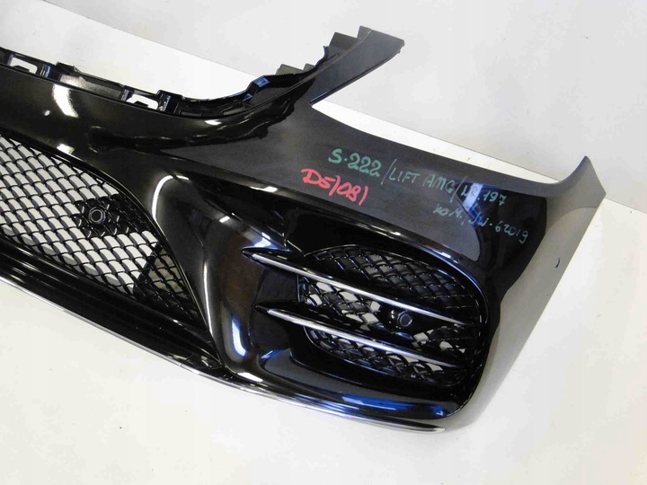 фото №9, Mercedes бампер переднє amg na czujnikipts s клас w222 рестайлінг