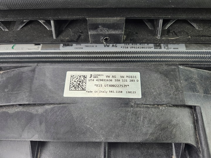 фото №9, Vw id.3 id.4 enyaq born q4 e-tron радіатор вентилятор комплект 1ea121203d