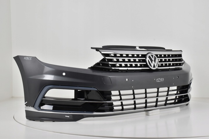 фото №8, Volkswagen passat b8 передний рестайлинг r-line 2016- бампер переднее