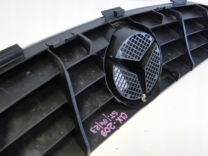 фото №9, Mercedes clk 209 w209 решётка радиатора решётка 4 lamele чёрный