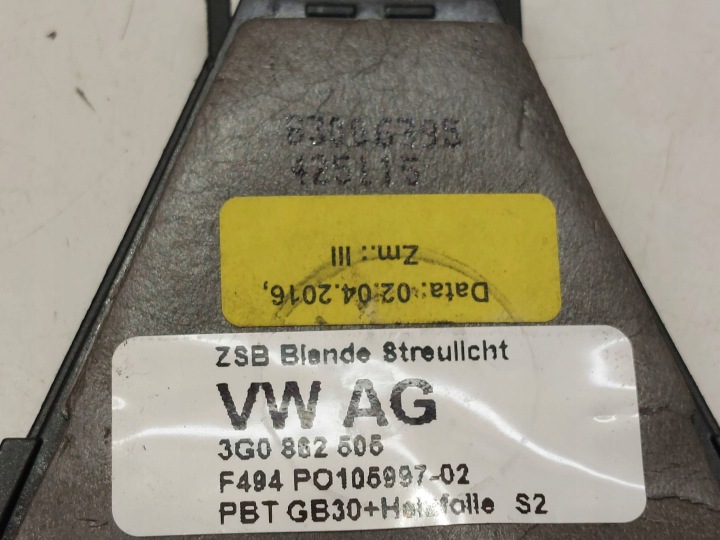 фото №5, Датчик дощу volkswagen passat b8 3g0862505