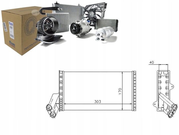 фото №1, Nis71149 отопитель citroen fiat peugeot
