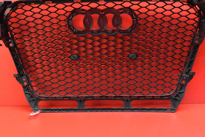 фото №11, Решітка решітка радіатора чорна 8k0853651r сота сота audi a4 rs4 b8 рестайлінг 12-15