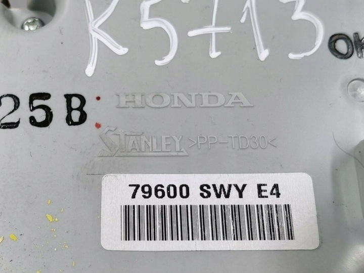 фото №7, Панель керування кондиціонера honda cr-v 3 re6 2009 79600swye4