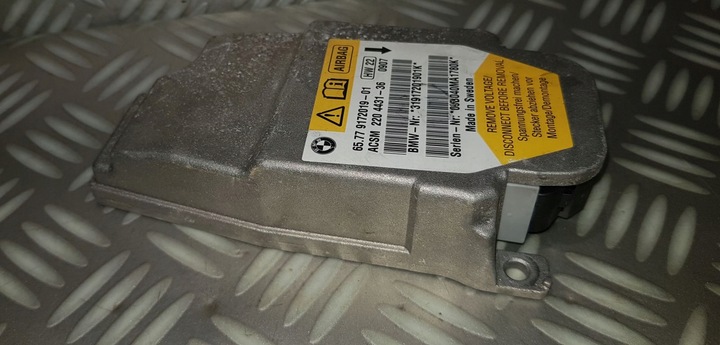 фото №5, Bmw 5 e60 e61 lci рестайлинг модуль блок управления acsm подушек подушка безопасности 9172019 uk 09r