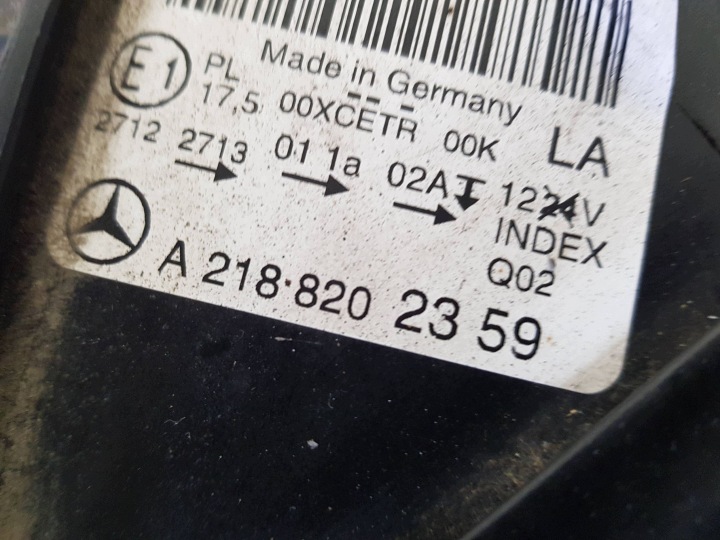 фото №15, Mercedes w218 cls фара левая перед полный led англичанин a2188202359