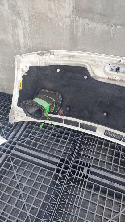 фото №7, Renault master 2 ii 98-03 капот крышка двигателя белая