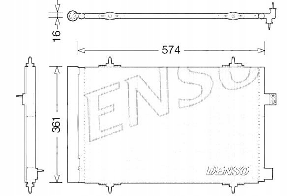 фото №2, Denso радиаторов кондиционера з осушитель citroe