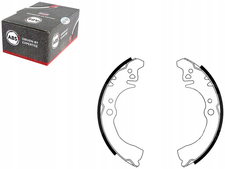 фото №1, Комплект - набір гальмівна колодка гальмівних [a.b.s.]