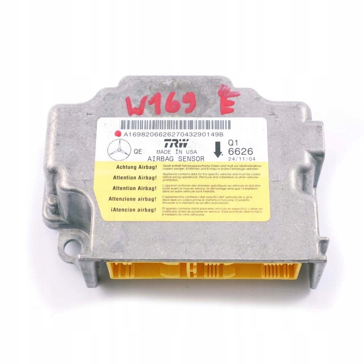 фото №1, Mercedes w169 w245 модуль датчик подушка безпеки a1698206626
