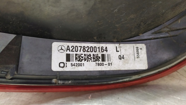 фото №7, Mercedes e клас w207 купе лампа лівий зад w крило a2078200164