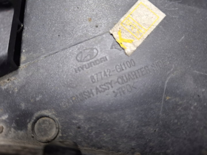 фото №11, Hyundai ioniq 5 планка накладка крыльев правая зад 87742-g1100