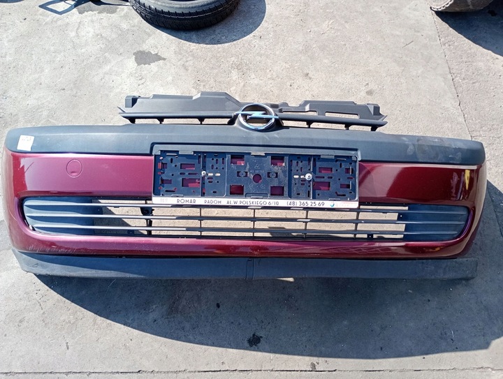 фото №1, Opel corsa c бампер перед переднее бордовый