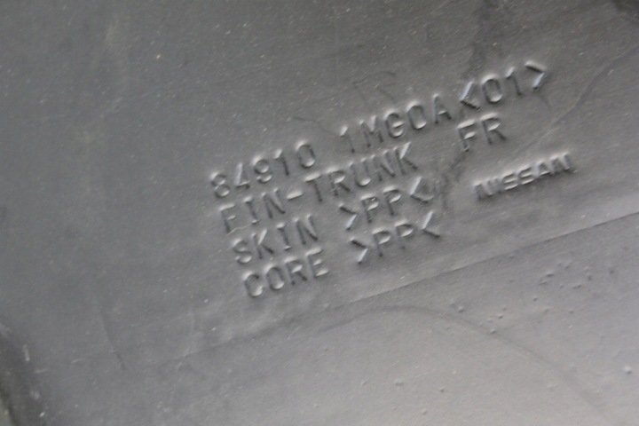 фото №7, Покриття  багажника infiniti m y51 849101mg0a 3.5l гібрид 268kw 2012