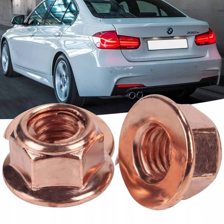 фото №10, Гайка коллектора выпускного медная m8 55szt