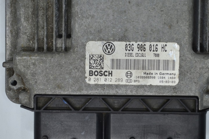 фото №3, 03g906016hc комп'ютер seat altea 1.9 tdi імобілайзер off