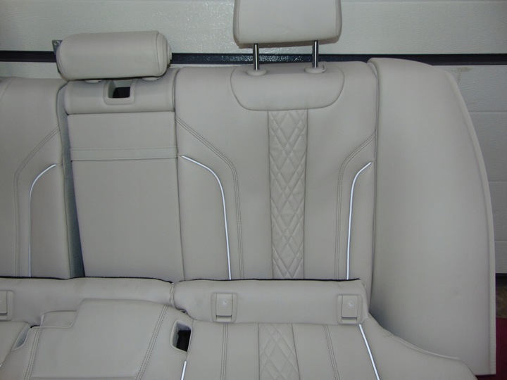 фото №10, Bmw g30 5 рестайлінг комплектні салон сидіння диван now org nappa weis