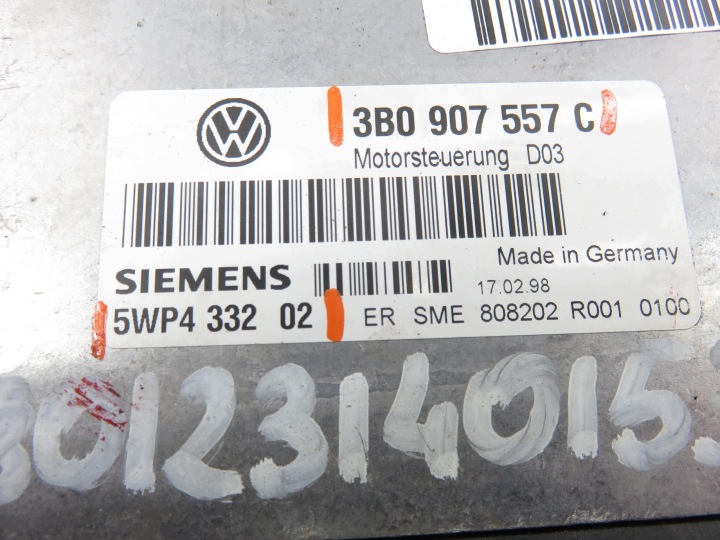 фото №6, Блок керування  vw passat b5 1.6 5wp433202 3b0907557c