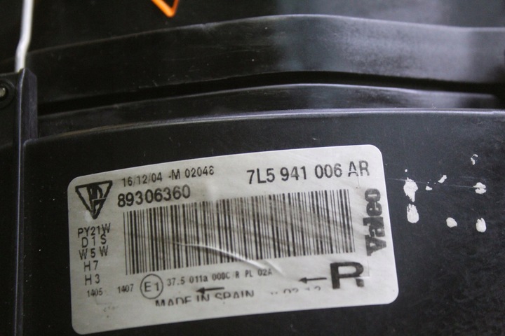 фото №14, Лампа праві перед передня ксенон porsche cayenne i 7l5941006ar