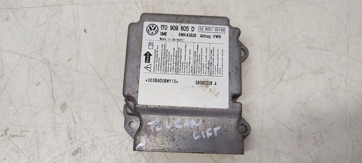 фото №1, Модуль подушка безопасности датчик подушек vw touran i рестайлинг 1,4 tsi