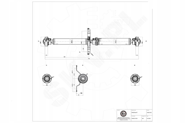 фото №1, Wał приводной 4f0521101f