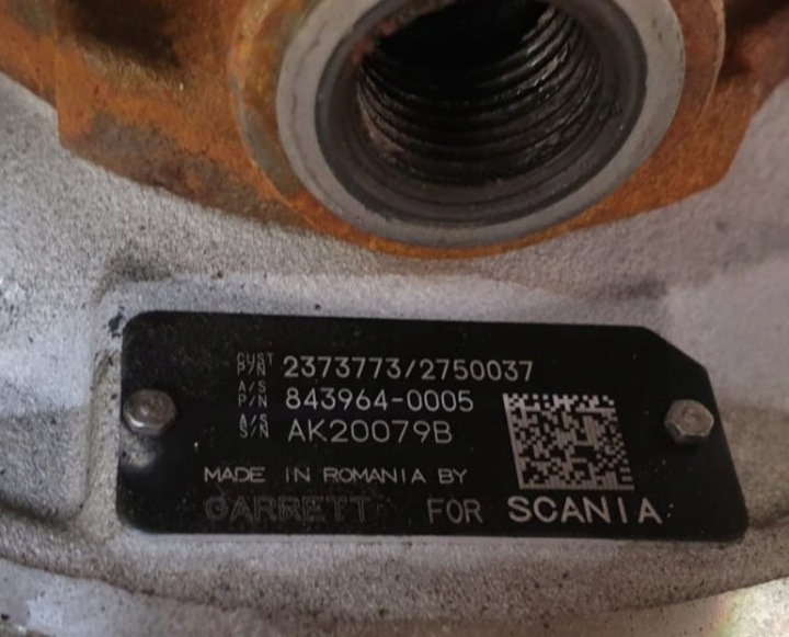 фото №6, Турбина turbosprężarka scania ntg gaz lng 2373773 / 2750037