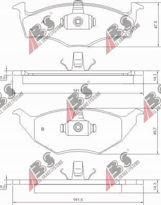 фото №1, Гальмівні колодки гальмівні vw lupo 99-05